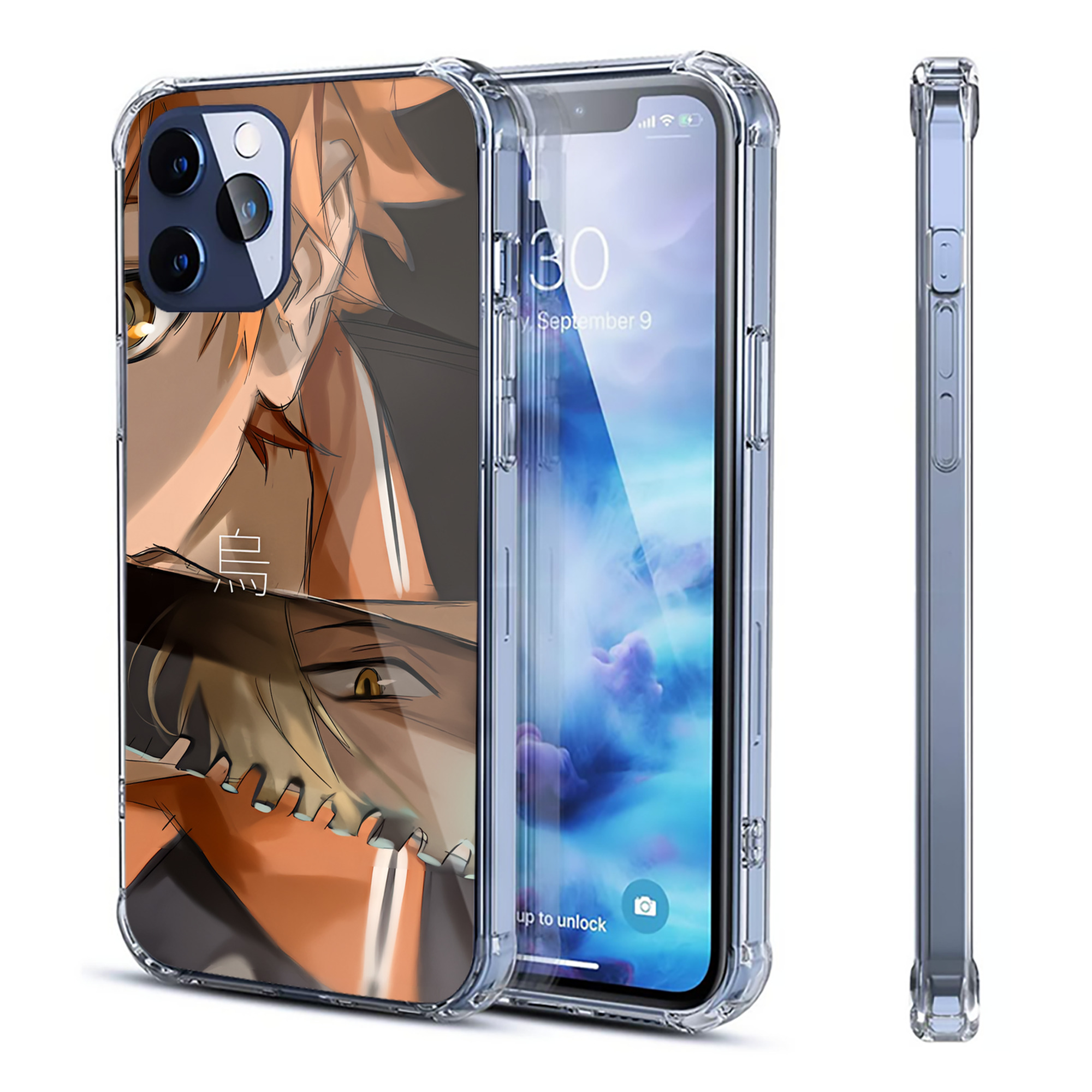 ハイキュー!! Haikyu!! 【iPhone 12シリーズ対応】透明スマホケース（クリアソフトケース）